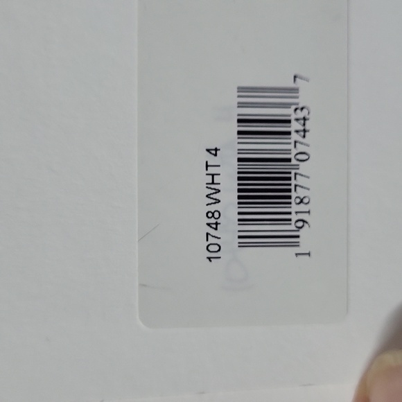 Macduggal 10748 White beaded Gown 4 NWT could use for a wedding gown - Picture 5 of 8